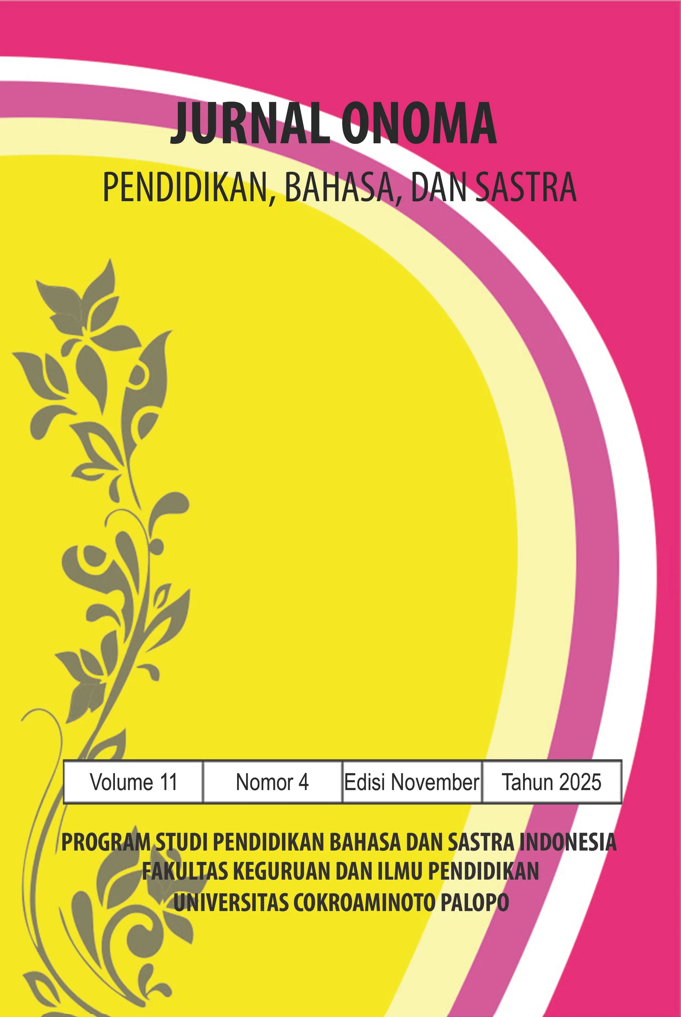 Jurnal Onoma: Pendidikan, Bahasa, dan Sastra